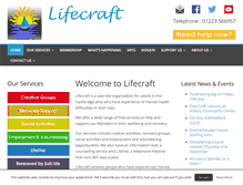 Tablet Screenshot of lifecraft.org.uk